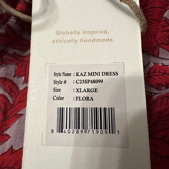 Cleobella Katz Mini Dress - NWT - Size XL - Picture 10 of 16